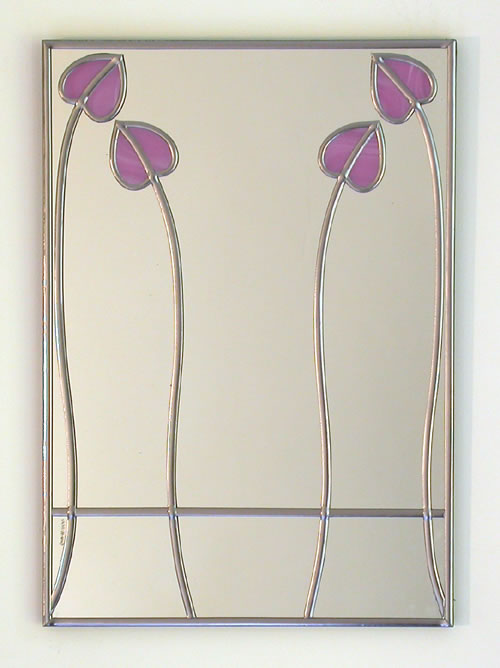 Mackintosh Mirror MArbled Liliac
